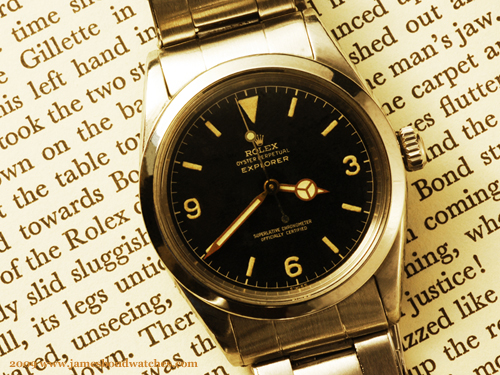 james bond rolex explorer