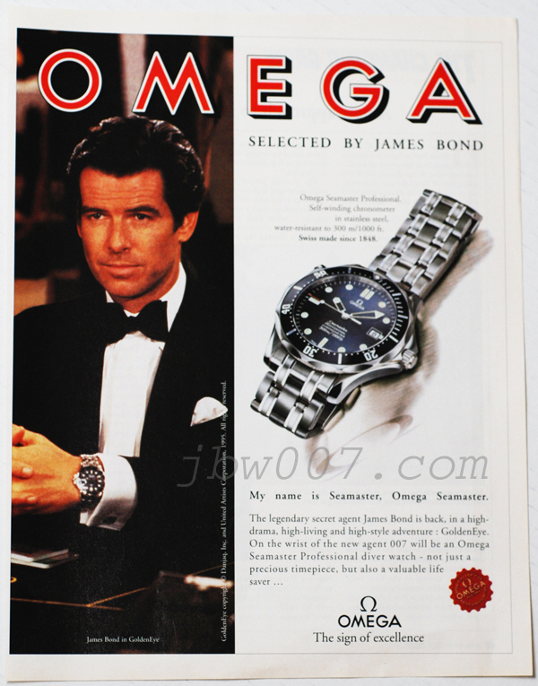 Licence To Shill (a Bond 'tie-in' promo material thread)  Omega-25418000-ad-1996-04w600